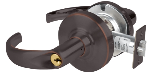 Picture of Schlage ND80PDEU SPA Grade 1 Electrified Cylindrical Lock, Storeroom Function, 12/24 VDC, Fail Secure, Sparta Lever