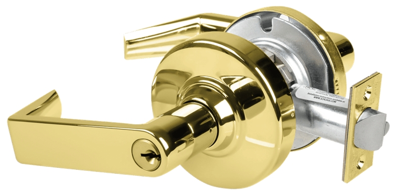 Picture of Schlage ND85PD RHO - Grade 1 Faculty Restroom Lock, Rhodes Lever, Standard Cylinder