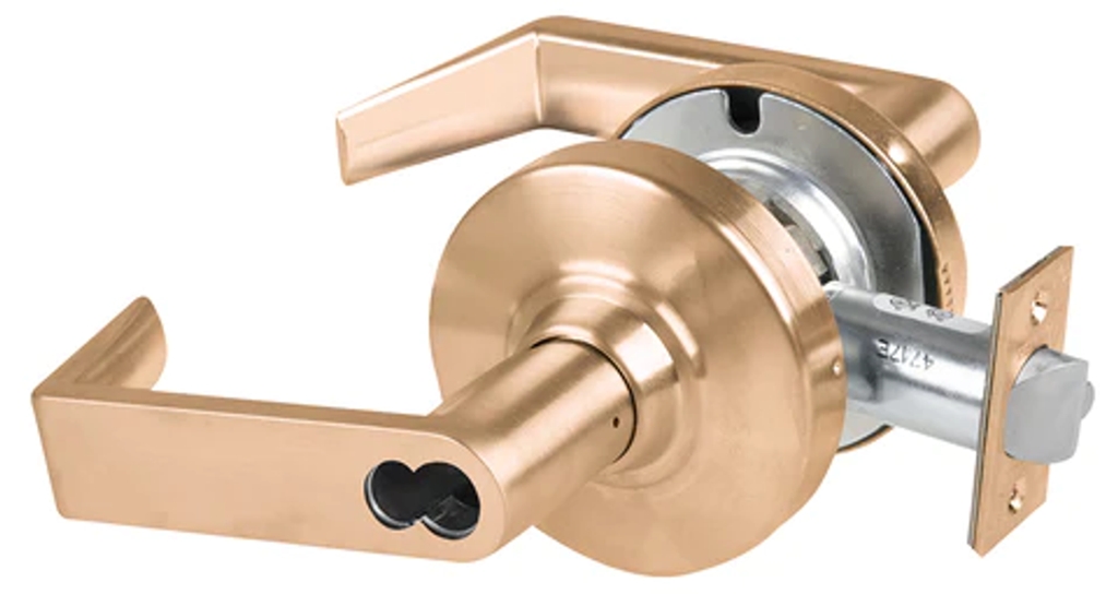 Picture of Schlage ND93BD RHO - Grade 1 Vestibule Lock, Rhodes Lever, SFIC Prep Less Core