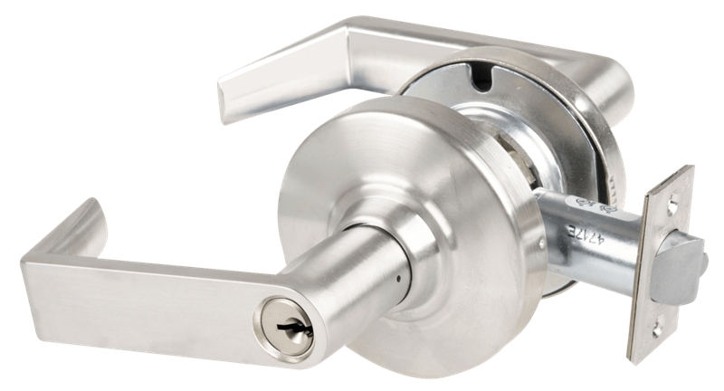 Picture of Schlage ND93PD RHO - Grade 1 Vestibule Lock, Rhodes Lever, With Cylinder