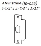 ANSI Strike - 4-7/8" (Standard)