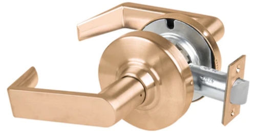 Picture of Schlage ND12DEL RHO - Grade 1 Electrified Cylindrical Lock, Exit Function, 12-24V DC, Fail Safe, Rhodes Lever
