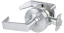 Picture of Schlage ND12DEU RHO - Grade 1 Electrified Cylindrical Lock, Exit Function, 12-24V DC, Fail Secure, Rhodes Lever