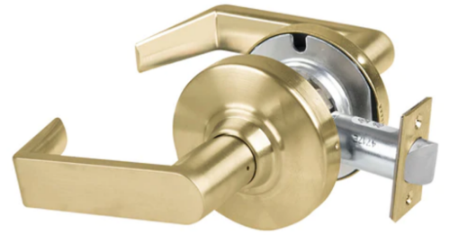 Picture of Schlage ND12DEU RHO - Grade 1 Electrified Cylindrical Lock, Exit Function, 12-24V DC, Fail Secure, Rhodes Lever