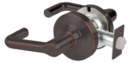 Picture of Schlage ND10S TLR Grade 1 Passage Latch, Tubular Lever, Non-Keyed