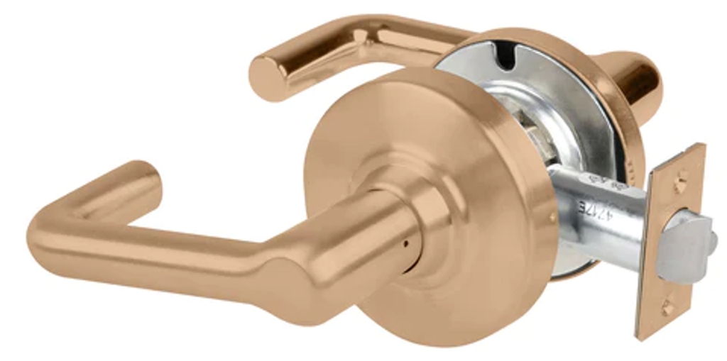 Picture of Schlage ND12DEL TLR Grade 1 Electrified Cylindrical Lock, Exit Function, 12-24V DC, Fail Safe, Tubular Lever, No Cylinder Override