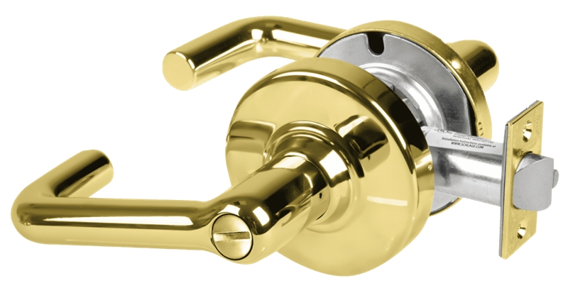 Picture of Schlage ND40S TLR Grade 1 Bath/Bedroom Privacy Lock, Tubular Lever