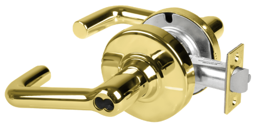 Picture of Schlage ND73BD TLR Grade 1 Corridor Lock, Tubular Lever, SFIC Prep Less Core