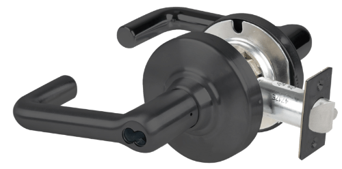 Picture of Schlage ND73BD TLR Grade 1 Corridor Lock, Tubular Lever, SFIC Prep Less Core
