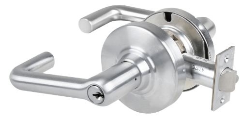 Picture of Schlage ND85PD TLR  Grade 1 Faculty Restroom Lock, Tubular Lever, Standard Cylinder