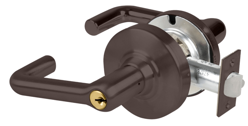 Picture of Schlage ND80PDEL TLR Grade 1 Electrified Cylindrical Lock, Storeroom Function, 12-24 VDC, Fail Safe, Tubular Lever