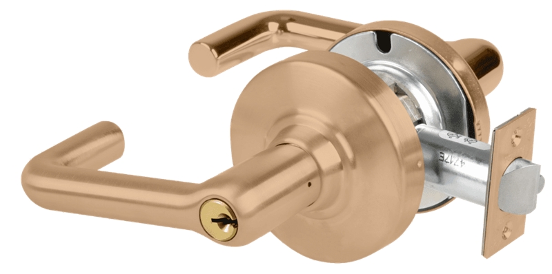 Picture of Schlage ND93PD TLR Grade 1 Vestibule Lock, Tubular Lever, Standard Cylinder