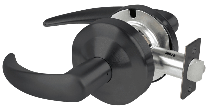 Picture of Schlage ND12DEL OME Grade 1 Electrified Cylindrical Lock, Exit Function, 12-24V DC, Fail Safe,  Omega Lever