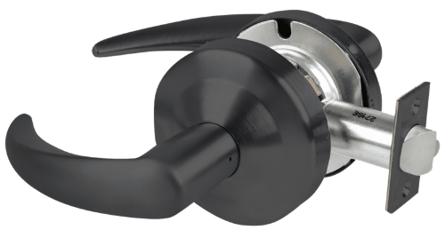 Picture of Schlage ND12DEL OME Grade 1 Electrified Cylindrical Lock, Exit Function, 12-24V DC, Fail Safe,  Omega Lever
