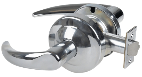 Picture of Schlage ND12DEL OME Grade 1 Electrified Cylindrical Lock, Exit Function, 12-24V DC, Fail Safe,  Omega Lever