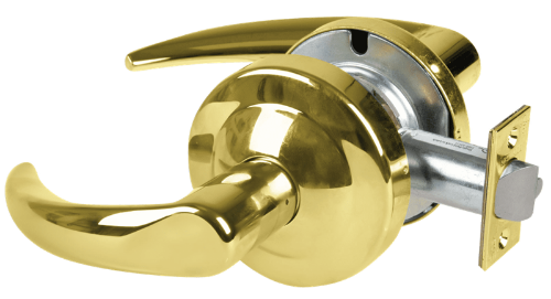 Picture of Schlage ND12DEU OME Grade 1 Electrified Cylindrical Lock, Exit Function, 12-24V DC, Fail Secure, Omega Lever