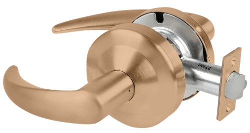 Picture of Schlage ND12DEU OME Grade 1 Electrified Cylindrical Lock, Exit Function, 12-24V DC, Fail Secure, Omega Lever