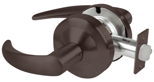 Picture of Schlage ND12DEU OME Grade 1 Electrified Cylindrical Lock, Exit Function, 12-24V DC, Fail Secure, Omega Lever