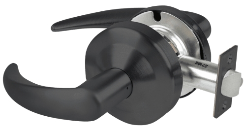 Picture of Schlage ND12DEU OME Grade 1 Electrified Cylindrical Lock, Exit Function, 12-24V DC, Fail Secure, Omega Lever