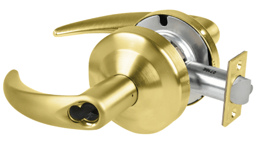 Picture of Schlage ND80JDEU OME Grade 1 Electrified Cylindrical Lock, Storeroom Function, 12-24 VDC, Fail Secure, Omega Lever, LFIC Prep