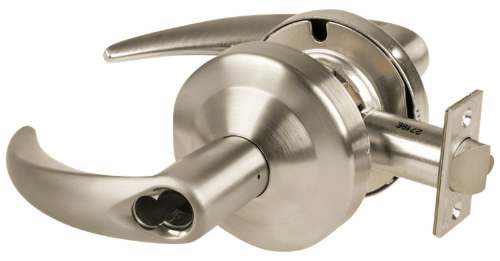 Picture of Schlage ND80JDEU OME Grade 1 Electrified Cylindrical Lock, Storeroom Function, 12-24 VDC, Fail Secure, Omega Lever, LFIC Prep