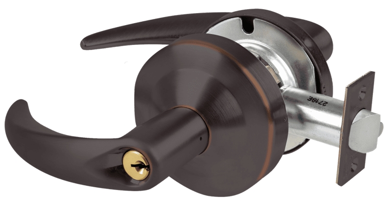 Picture of Schlage ND91PD OME - Grade 1 Entrance/Office Lock, Omega Lever, Standard Cylinder