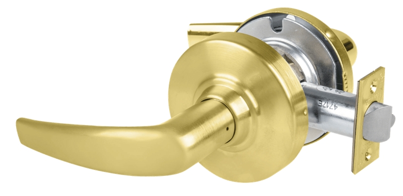 Picture of Schlage ND12DEU ATH Grade 1 Electrified Cylindrical Lock, Exit Function, 12-24V DC, Fail Secure, Athens Lever