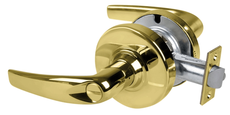 Picture of Schlage ND40S ATH Grade 1 Bath/Bedroom Privacy Lock, Athens Lever, Non-Keyed