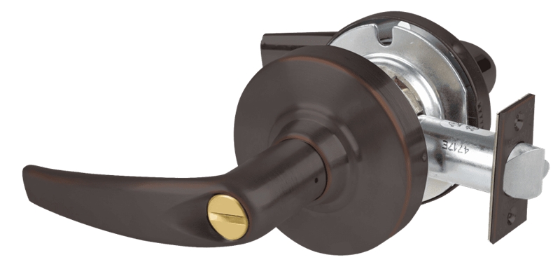 Picture of Schlage ND44S ATH Grade 1 Hospital Privacy Lock, Athens Lever, Non-Keyed