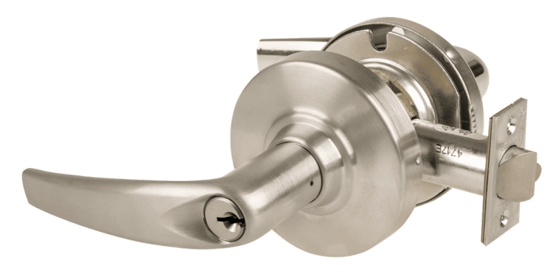 Picture of Schlage ND80PDEL ATH Grade 1 Electrified Cylindrical Lock, Storeroom Function, 12-24 VDC, Fail Safe, Athens Lever