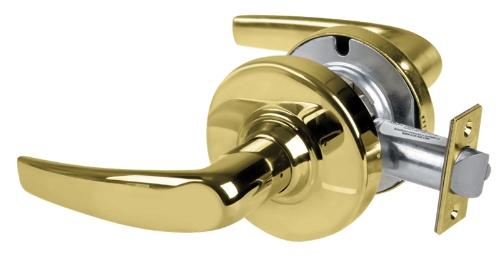 Picture of Schlage ALX10 ATH Grade 2 Passage Cylindrical Lock with Field Selectable Vandlgard, Athens Lever
