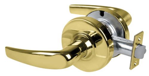 Picture of Schlage ALX10 ATH Grade 2 Passage Cylindrical Lock with Field Selectable Vandlgard, Athens Lever