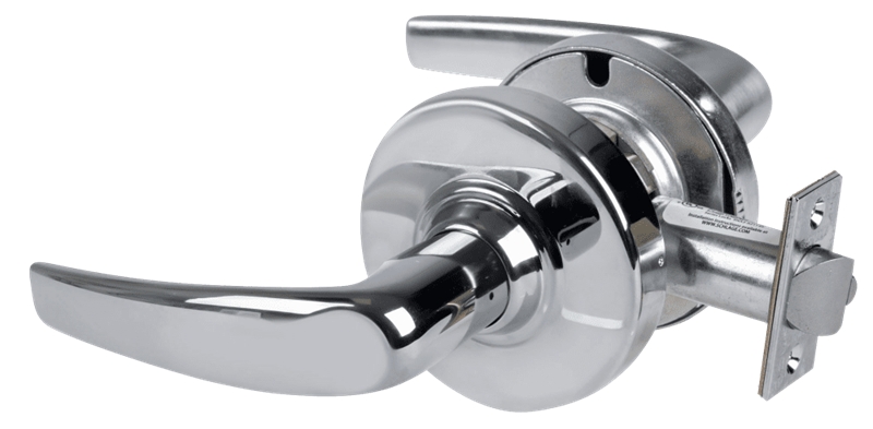 Picture of Schlage ALX10 ATH Grade 2 Passage Cylindrical Lock with Field Selectable Vandlgard, Athens Lever