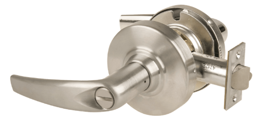 Picture of Schlage ALX40 ATH Grade 2 Privacy Cylindrical Lock with Field Selectable Vandlgard, Athens Lever