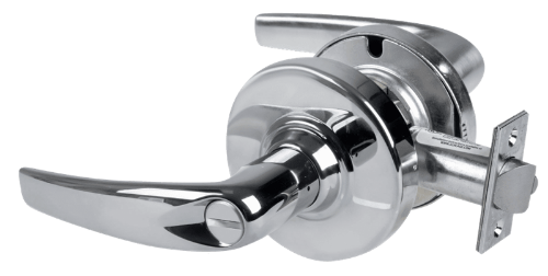 Picture of Schlage ALX40 ATH Grade 2 Privacy Cylindrical Lock with Field Selectable Vandlgard, Athens Lever