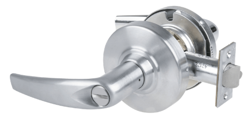 Picture of Schlage ALX40 ATH Grade 2 Privacy Cylindrical Lock with Field Selectable Vandlgard, Athens Lever
