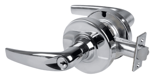 Picture of Schlage ALX50P ATH Grade 2 Office Cylindrical Lock with Field Selectable Vandlgard, Athens Lever, Conventional Cylinder, Keyed 5