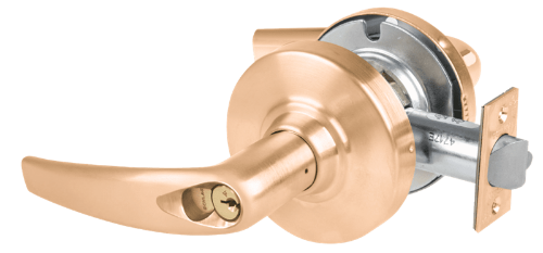Picture of Schlage ALX50R ATH Grade 2 Office Cylindrical Lock with Field Selectable Vandlgard, Athens Lever, FSIC Core
