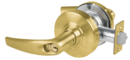 Picture of Schlage ALX53R ATH Grade 2 Entrance Cylindrical Lock with Field Selectable Vandlgard, Athens Lever, FSIC Core