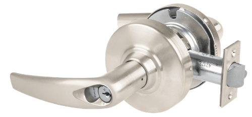 Picture of Schlage ALX53R ATH Grade 2 Entrance Cylindrical Lock with Field Selectable Vandlgard, Athens Lever, FSIC Core