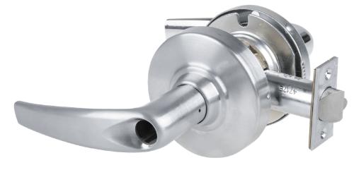 Picture of Schlage ALX70L ATH Grade 2 Classroom Cylindrical Lock with Field Selectable Vandlgard, Athens Lever, Conventional Less Cylinder