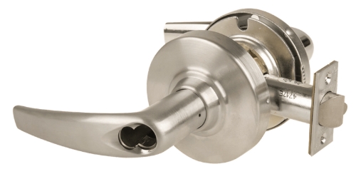 Picture of Schlage ALX80J ATH Grade 2 Storeroom Cylindrical Lock with Field Selectable Vandlgard, Athens Lever, FSIC Less Core