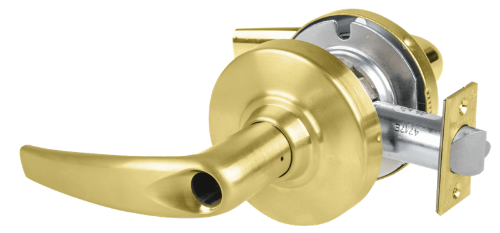 Picture of Schlage ALX80L ATH Grade 2 Storeroom Cylindrical Lock with Field Selectable Vandlgard, Athens Lever, Conventional Less Cylinder