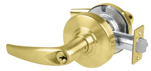 Picture of Schlage ALX80P ATH Grade 2 Storeroom Cylindrical Lock with Field Selectable Vandlgard, Athens Lever, Conventional Cylinder - Keyed 5