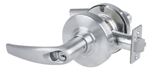 Picture of Schlage ALX80R ATH Grade 2 Storeroom Cylindrical Lock with Field Selectable Vandlgard, Athens Lever, FSIC Core