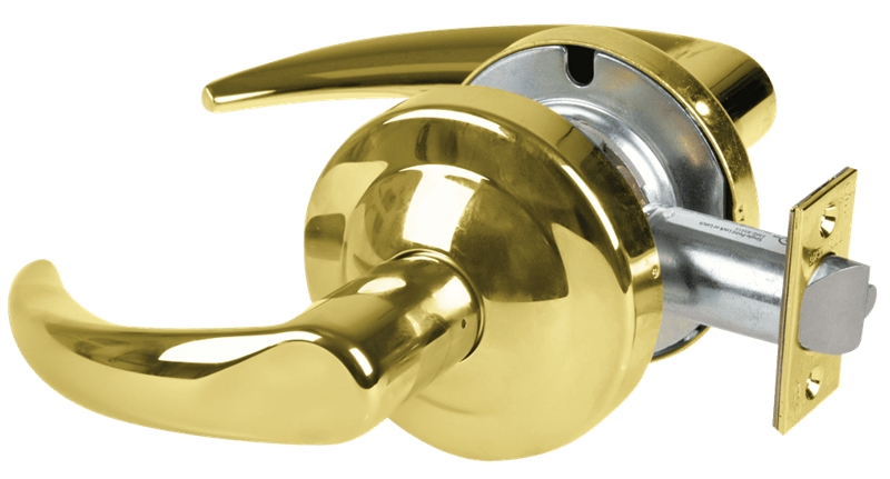 Picture of Schlage ALX10 OME Grade 2 Passage Cylindrical Lock with Field Selectable Vandlgard, Omega Lever
