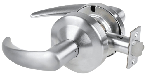 Picture of Schlage ALX10 OME Grade 2 Passage Cylindrical Lock with Field Selectable Vandlgard, Omega Lever