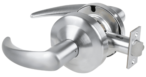 Picture of Schlage ALX10 OME Grade 2 Passage Cylindrical Lock with Field Selectable Vandlgard, Omega Lever