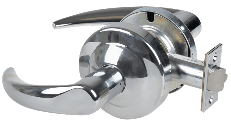 Picture of Schlage ALX10 OME Grade 2 Passage Cylindrical Lock with Field Selectable Vandlgard, Omega Lever