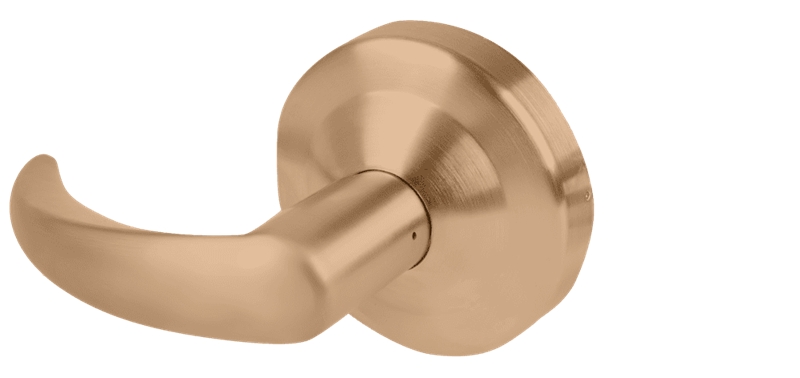 Picture of Schlage ALX170 OME Grade 2 Dummy Cylindrical Lock with Field Selectable Vandlgard, Omega Lever, Satin Chrome Finish